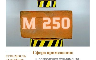 Кирпич высокой марки прочности!
